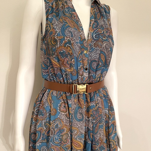 H&M Casbah Print Chiffon Dress - Fun and Elegant/ Size 6 - Picture 2 of 12